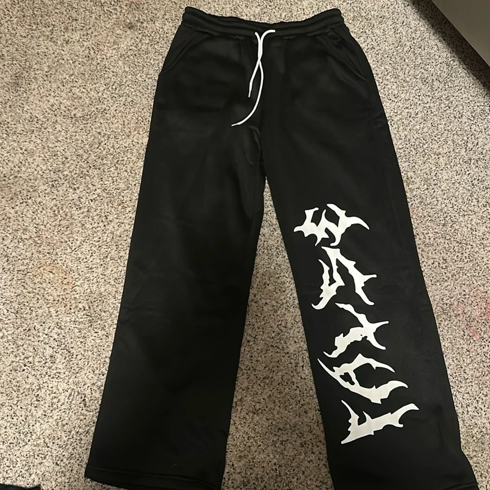 black confortable sweat pants - Picture 1 of 3